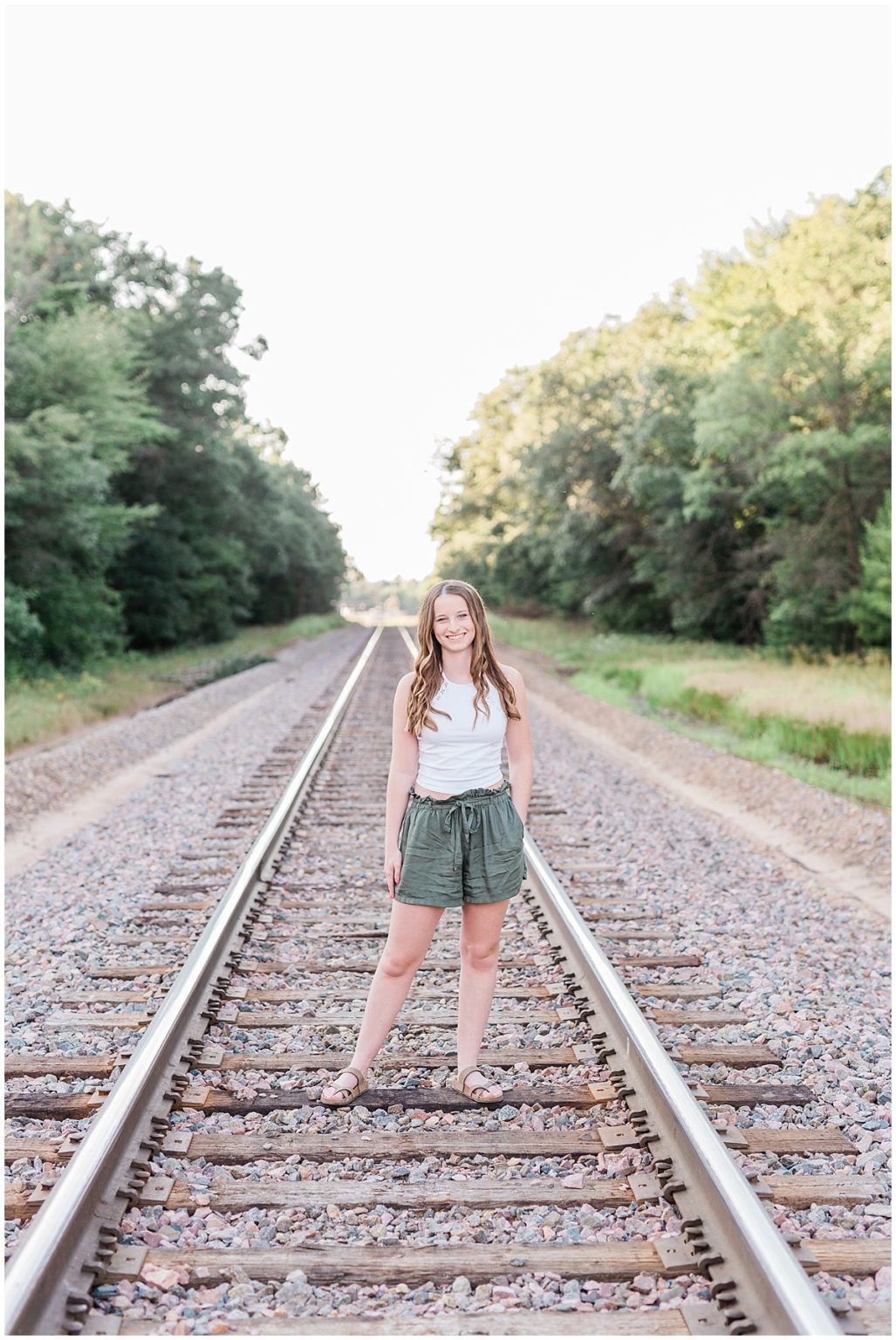 Abby | A Sun-Filled Beach Senior Session at Lake Wazee | Neillsville ...