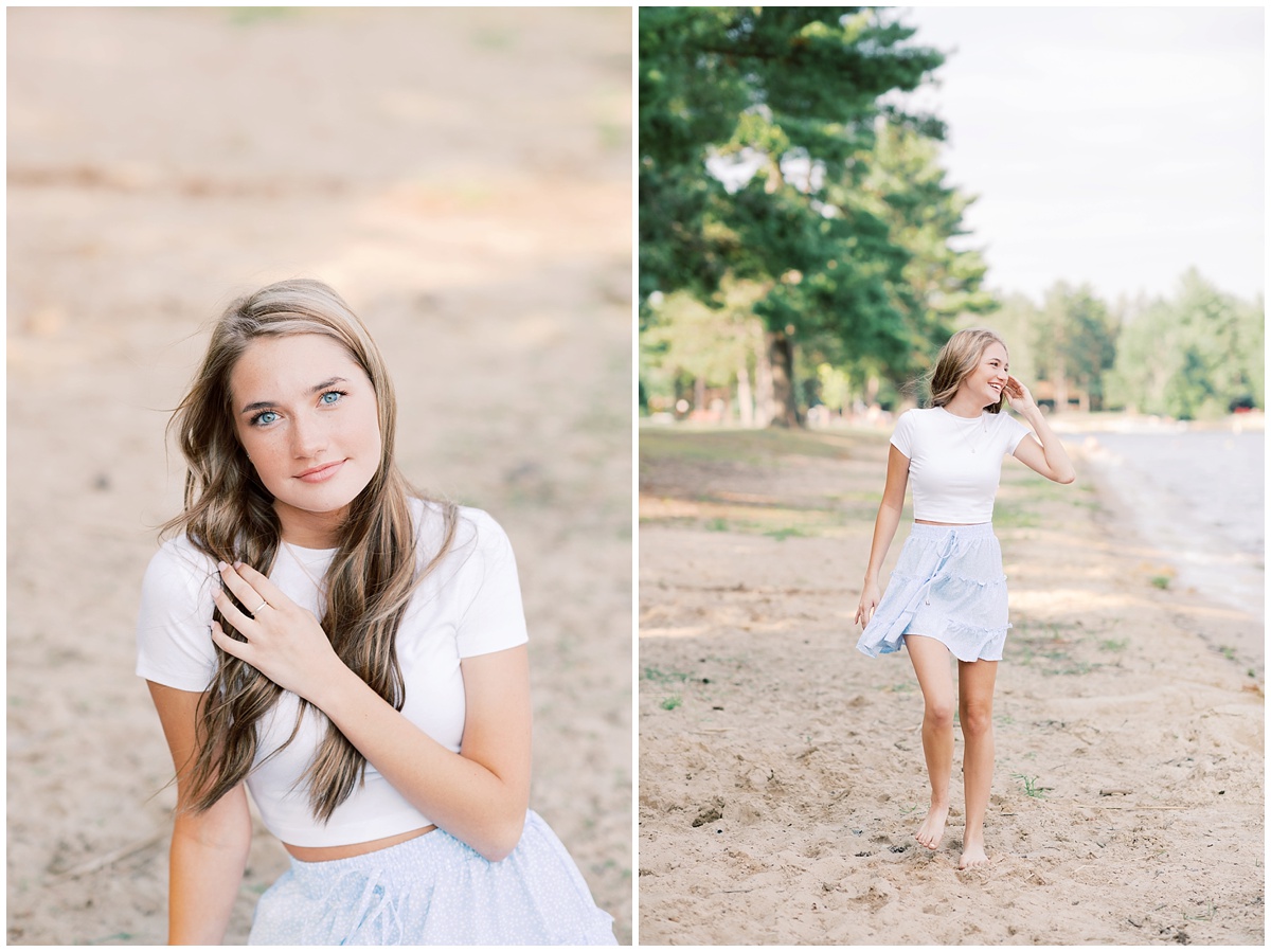 Grace | A Sunny Beach Senior Session at Russell Memorial Park | Thorp ...