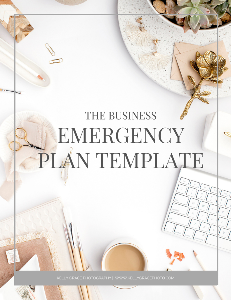emergency business plan document