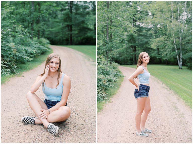 Lexxie A Twin Senior Session Cadott High School Class of 2021